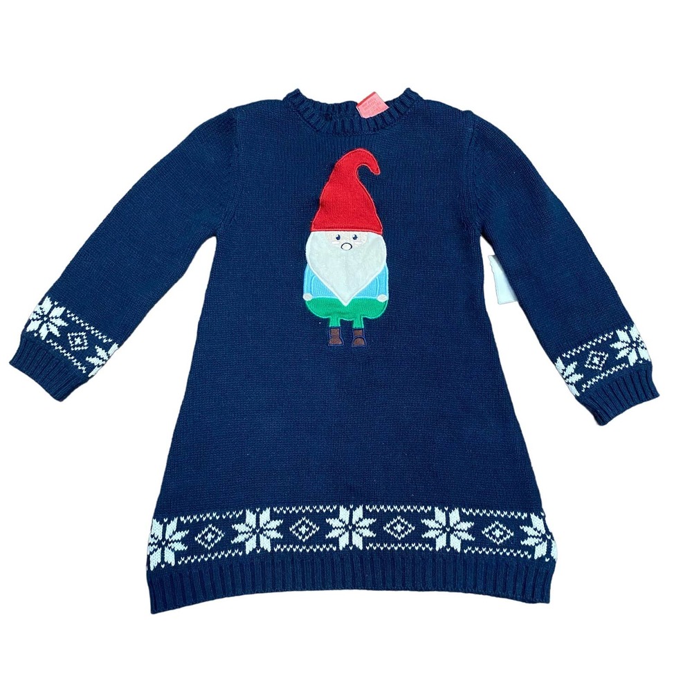 Christmas Gnome Sweater Dress